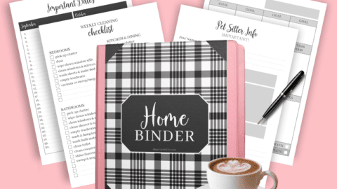 Free Printable Home Binder with 40+ Pages of Home Organization Tools ...