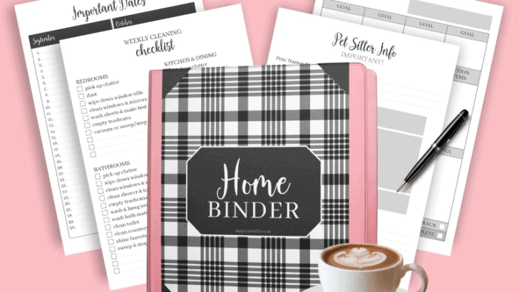 Free Printable Home Binder with 40+ Pages of Home Organization Tools