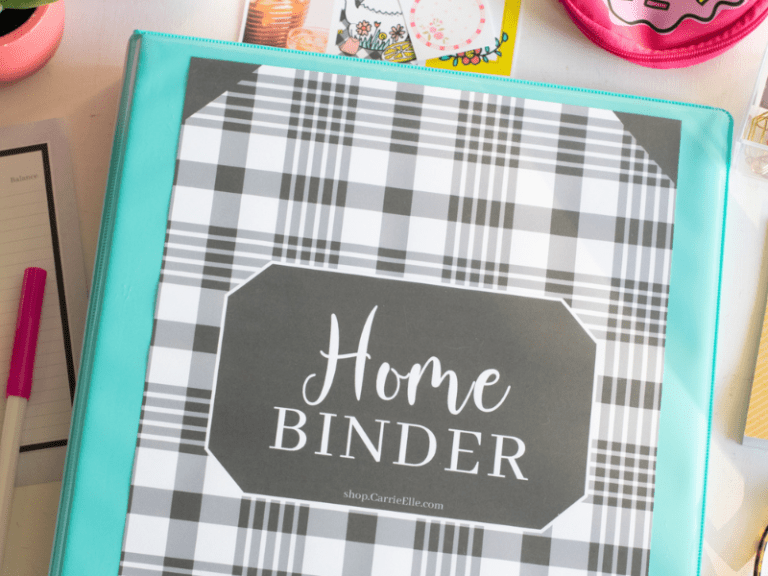 Free Printable Home Binder with 40+ Pages of Home Organization Tools ...