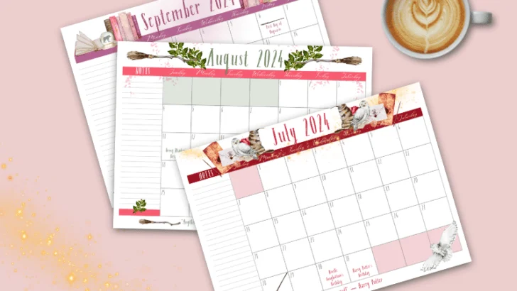 Free Printable 2024 Wizard Magic Harry Potter-Inspired Calendar - Carrie Elle Free Printable 2024 Wizard Magic Harry Potter-Inspired Calendar - Carrie Elle
