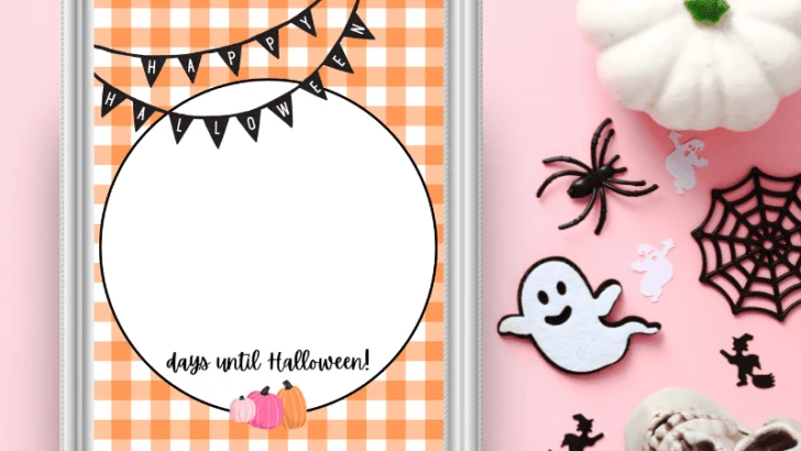 Halloween Countdown Printable