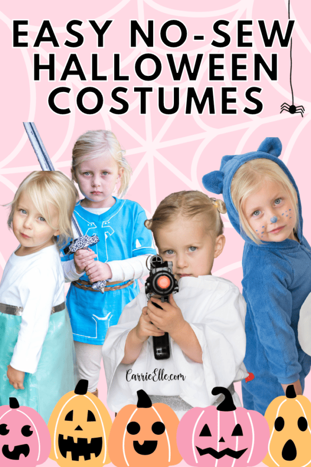 Easy NoSew DIY Halloween Costumes for Kids Carrie Elle