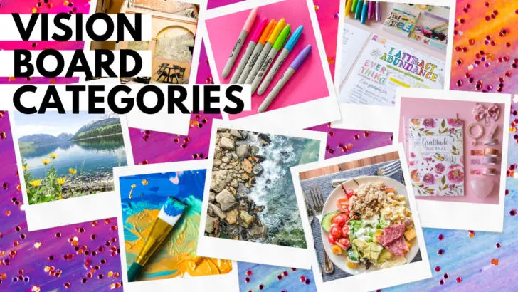 Vision Board Categories