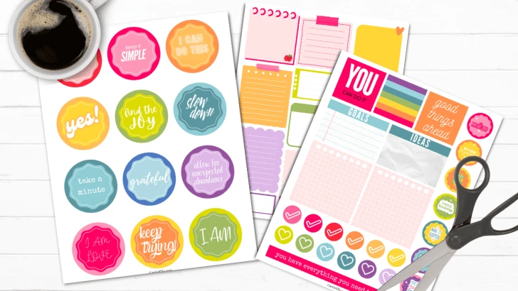 Printable Vision Board Stickers: The Secret Weapon for Goal-Setting Success