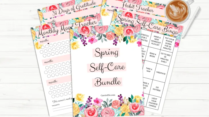 The Ultimate Free Self-Care Printable Bundle to Brighten Your Spring
