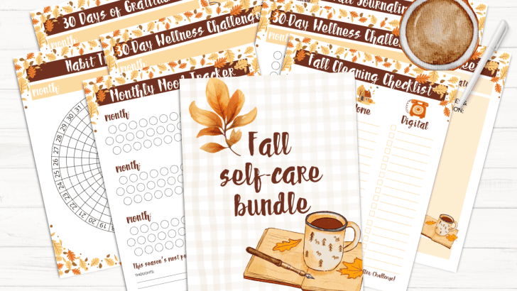 Fall in Love with Self-Care: Free Printable Self-Care Bundle for Fall